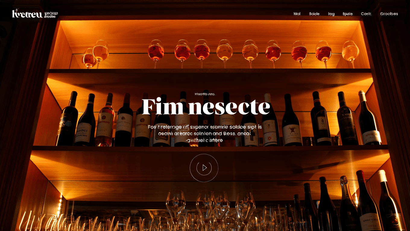 Intimate French bistro bar shelf lined with wine bottles and apéritif glasses glowing in warm amber backlight
