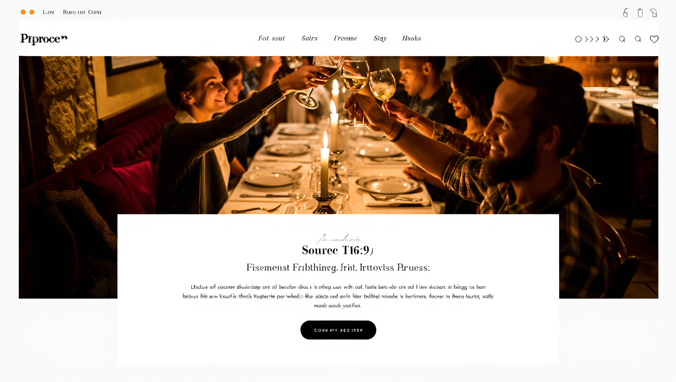 Hands raising wine glasses in a toast over a candlelit French dinner table